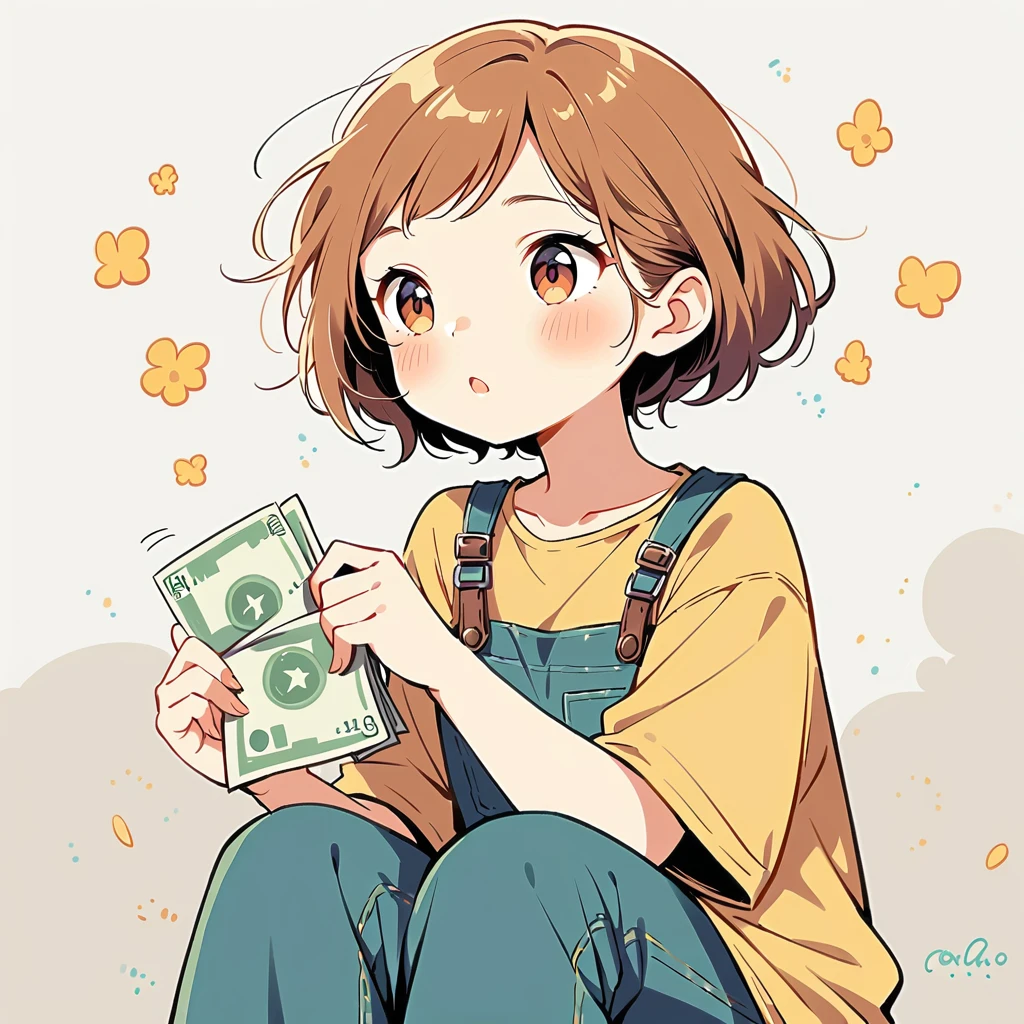 🐻He likes money.　💰