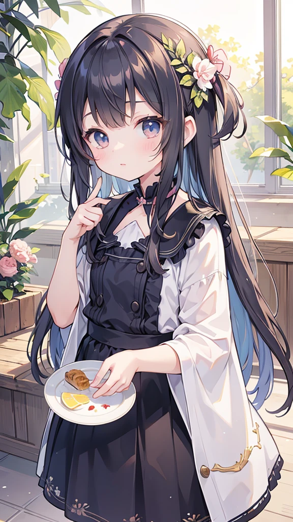 (masterpiece、Highest quality)、High resolution、Detailed face:1.2、anime(1.2)、Sharpness、4K、14 years old、Two-dimensional beautiful girl、Bird's-eye view、looking at the camera、Peeping、Looking up、tilt one's head、cute、One girl standing、Pleated skirt、Absolute area、Micro Mini Skirt、Ultra mini skirt、Black thigh-high socks、White skin、cute、Big Breasts、tits、Thick thighs、、Innocent eyes、Sailor suit、Short Bob、Full Bang、Black Hair、