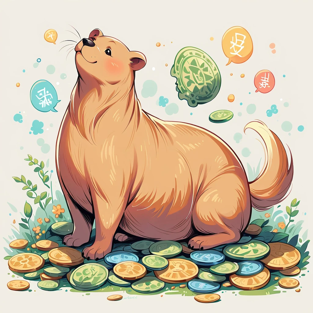 🐻He likes money. 💰