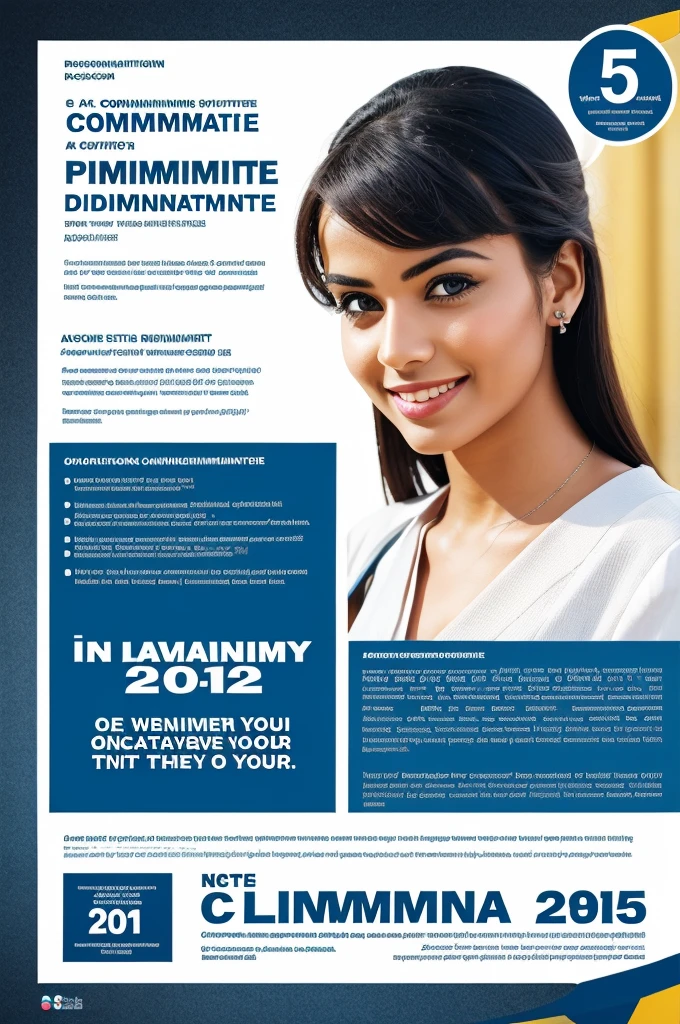 Create an attractive committe recruitment poster for IETE's platinum jubilee