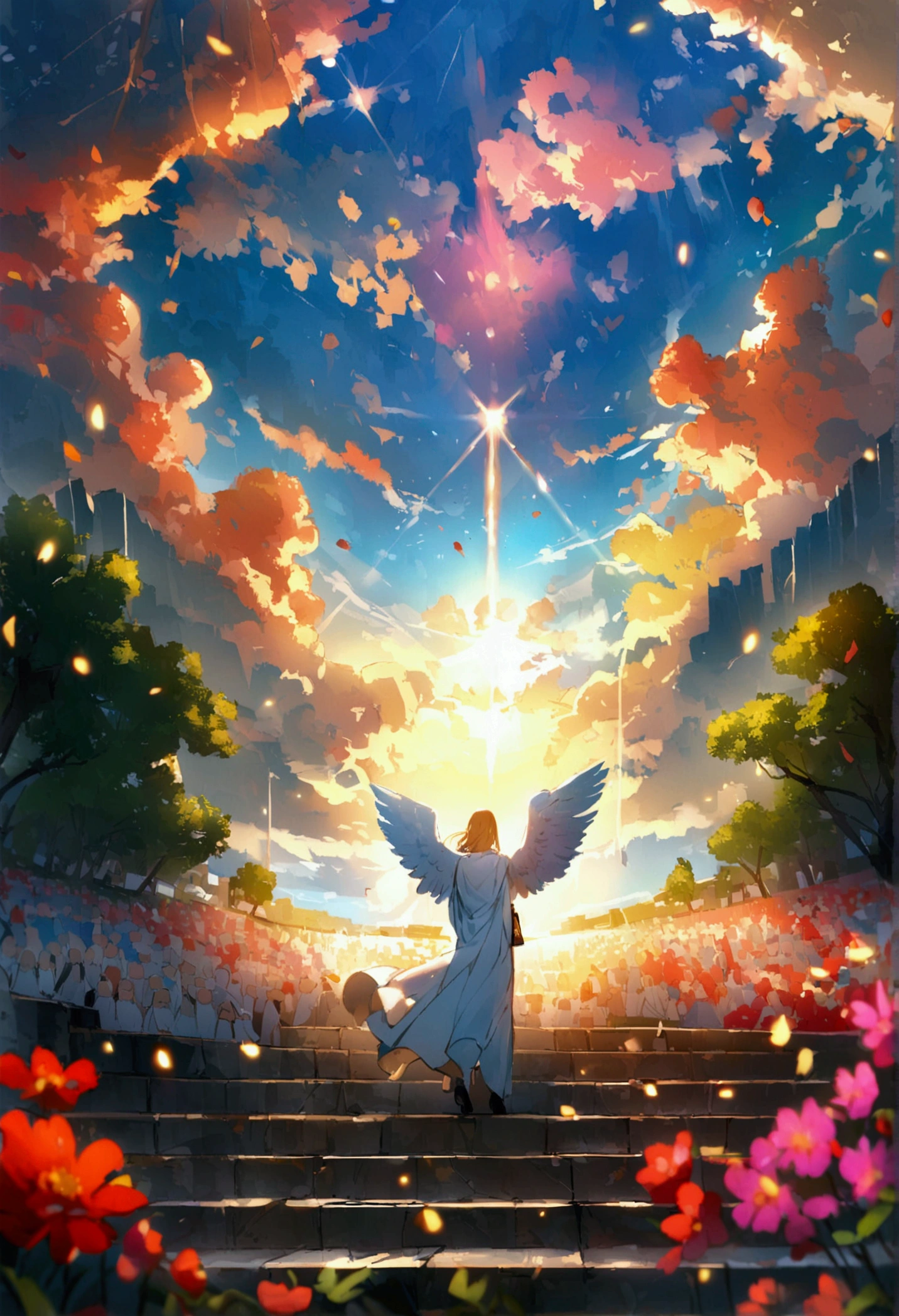 Bible、godの言葉、truth、Book、Angel、heaven、glory、The Kingdom of the Millennium、happiness、Shine、god、White robe、