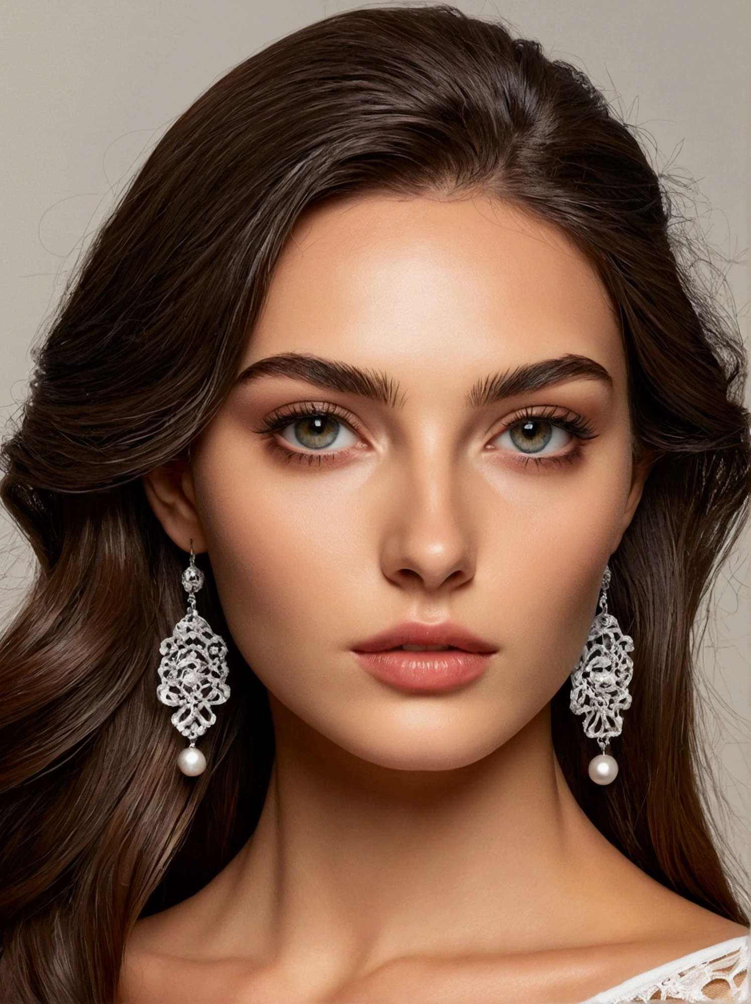 a beautiful Italian model