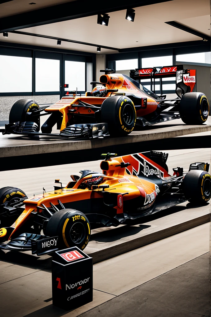 Make the logo for a formula 1 themed cafe