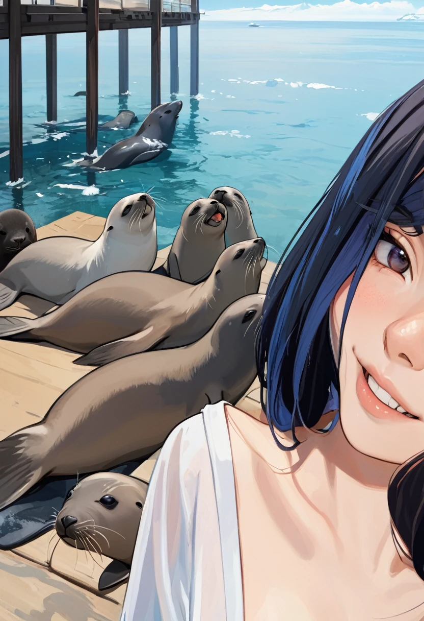 ultra-detailed, nude, ,( Penguin:1.3)