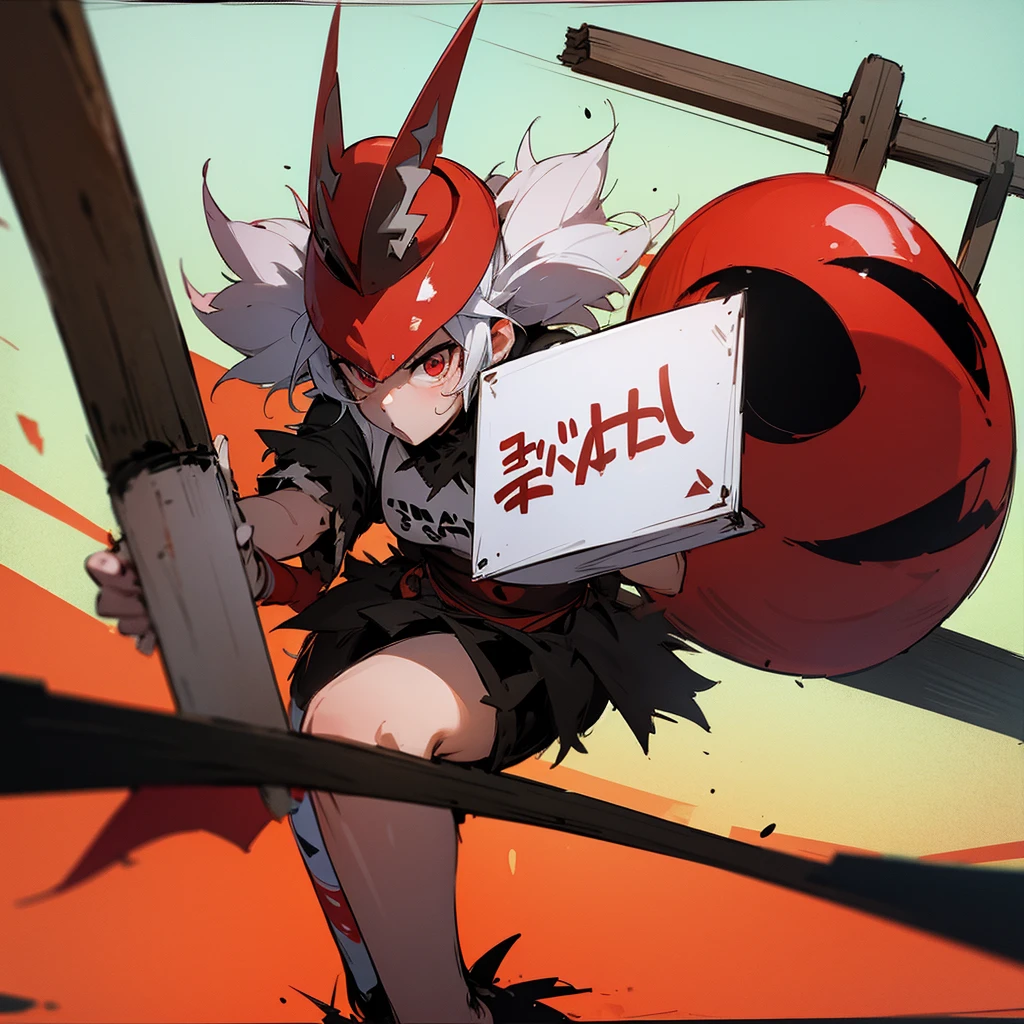Gwar gura holding a sign