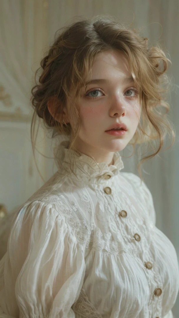 Ellie Fanning face, photorealistic, ultra hd, 8k