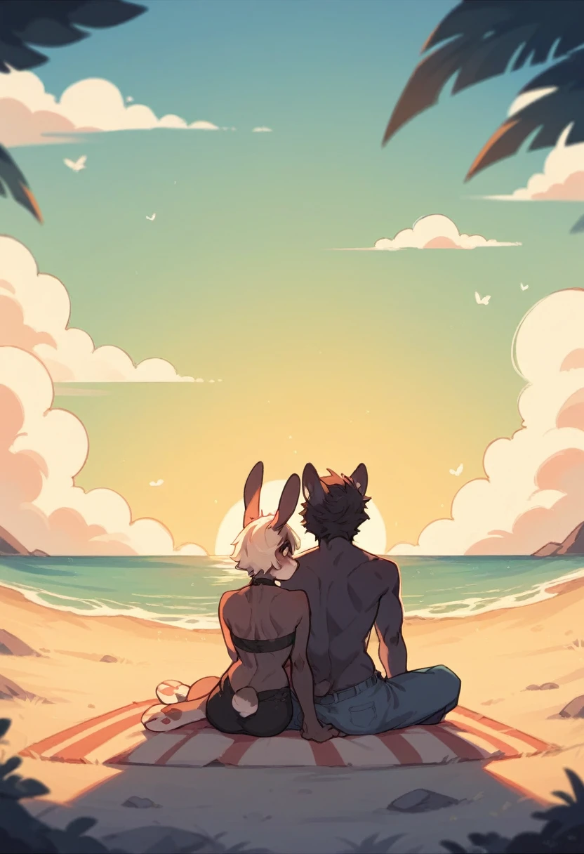 Transform the anthropomorphic rabbit into an anthropomorphic rabbit