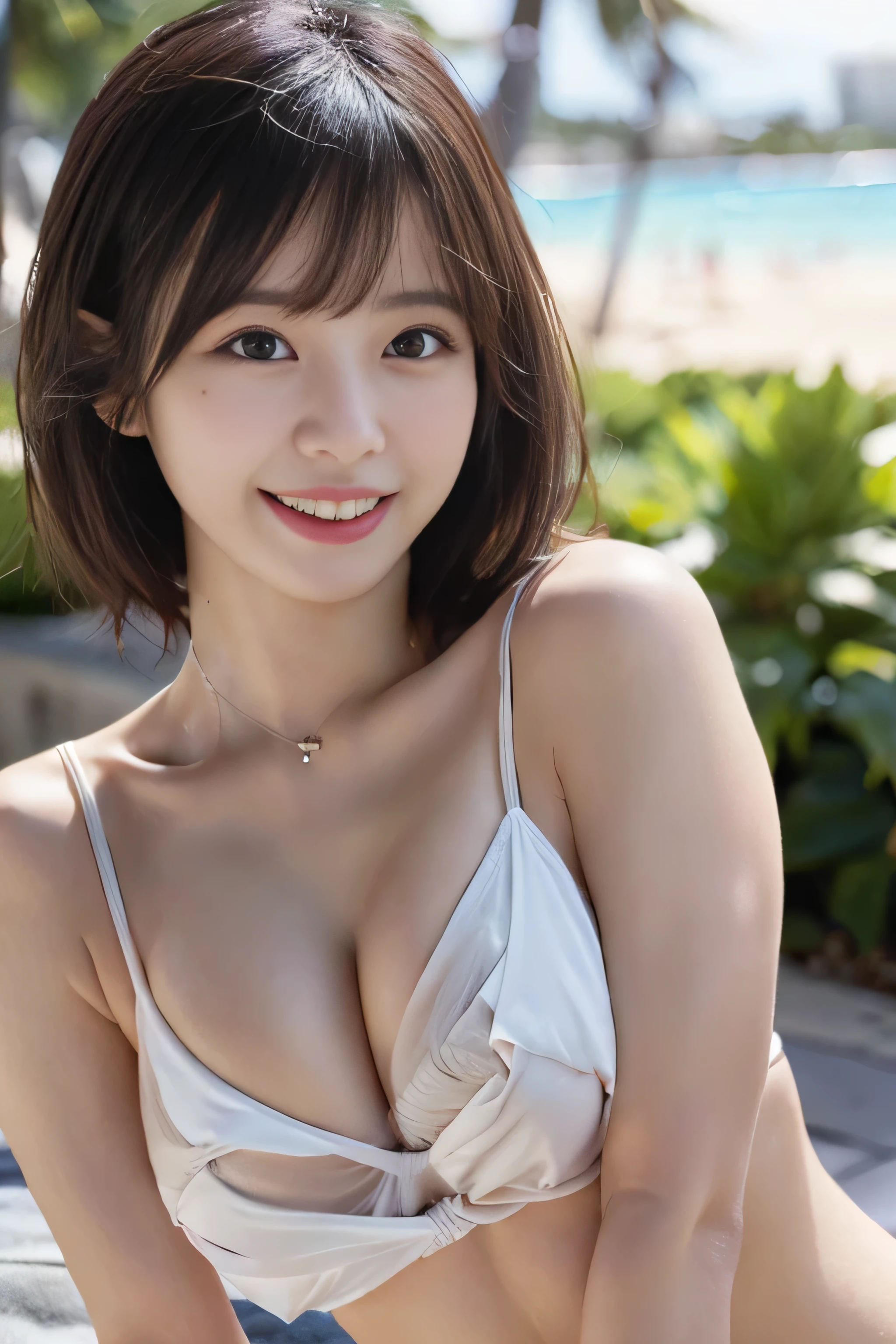 buzzer, Lustful, (Best Quality,4K, 8K, hight resolution, masutepiece:1.2), Ultra-detailed, (Realistic ,Photorealistic ,Photorealsitic:1.37), 1girl in, (Perfect body :1.2), Ultra-detailed face, Detailed lips, Detailed eyes, Sexy double eyelids, Beautiful detailed eyes, Beautiful detailed lips, Orange kimono, (After ), sexy flirty pose, short-hair, Hi-Res, Cinematic Angle, Professional Lighting, Unity 8k Wallpaper, Aesthetic, masterpiece, top-quality, Shy laughter, South Island, Waikiki, indoors, (Large Breasts:1.5), (Slim Body:1.5), (Sexy See-through Bikini:1.5)
