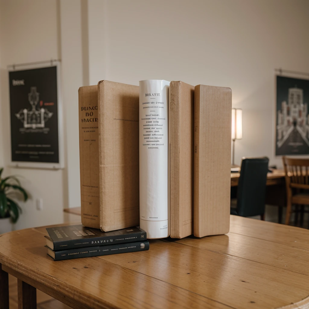 realistic image of a book on the table with no objects around, 120MP image
