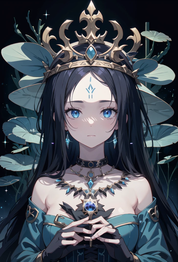depicts a modern-day witch who has embraced the world of cybernetics to enhance her magical abilities. The artwork should convey the enchanting blend of traditional witchcraft and futuristic technology. Here are some specific elements to include: The Witch's Lair: The setting should be a cozy yet slightly eerie room, filled with magical books, crystal balls, potion ingredients, and antique furnishings. The room should be dimly lit by candles and a soft, mystical glow emanating from her cybernetic enhancements. The Cyborg Witch: The central focus of the artwork is the witch herself. She's a striking figure with a mix of traditional witch attire and cybernetic enhancements. Her clothing should have a witchy, occult aesthetic, with flowing robes, a pointed hat, and an intricate pentagram necklace. Her arms, however, have been upgraded with cybernetic components that incorporate magical symbols and glowing runes. Magical Interface: The witch is in the midst of casting a spell, with a holographic, touch-screen interface floating before her. This interface includes spell incantations, arcane symbols, and digital components, demonstrating her fusion of magic and technology. Spell Ingredients: On a nearby table, there should be a collection of spell ingredients, like herbs, potions, and magical artifacts. Some of these items may have been modified with cybernetic enhancements, blurring the line between the natural and the technological. Familiar: The witch's familiar, perhaps a cat or raven, should be present in the scene, serving as her magical companion. The familiar could also have subtle cybernetic enhancements or glowing eyes. Glowing Runes: The room should be adorned with ancient symbols and glowing runes on the walls and floor, contributing to the magical atmosphere. Aetherial Lighting: Use a combination of mystical, ethereal lighting and cybernetic glows to create a captivating interplay of light and shadow. The contrast between the tradit
