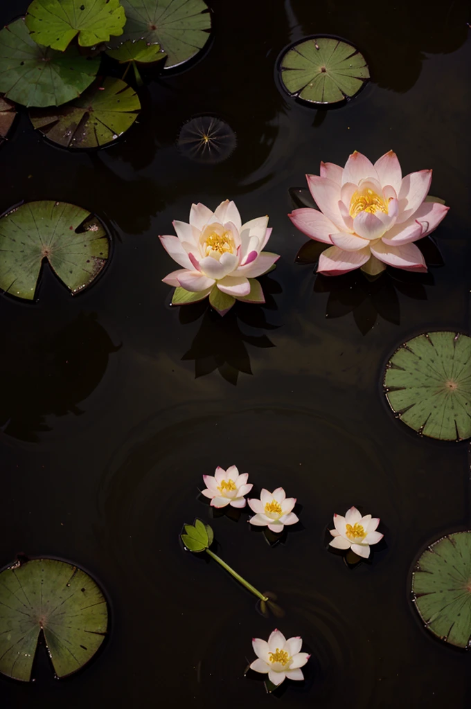 A picture of lotus in marsh 