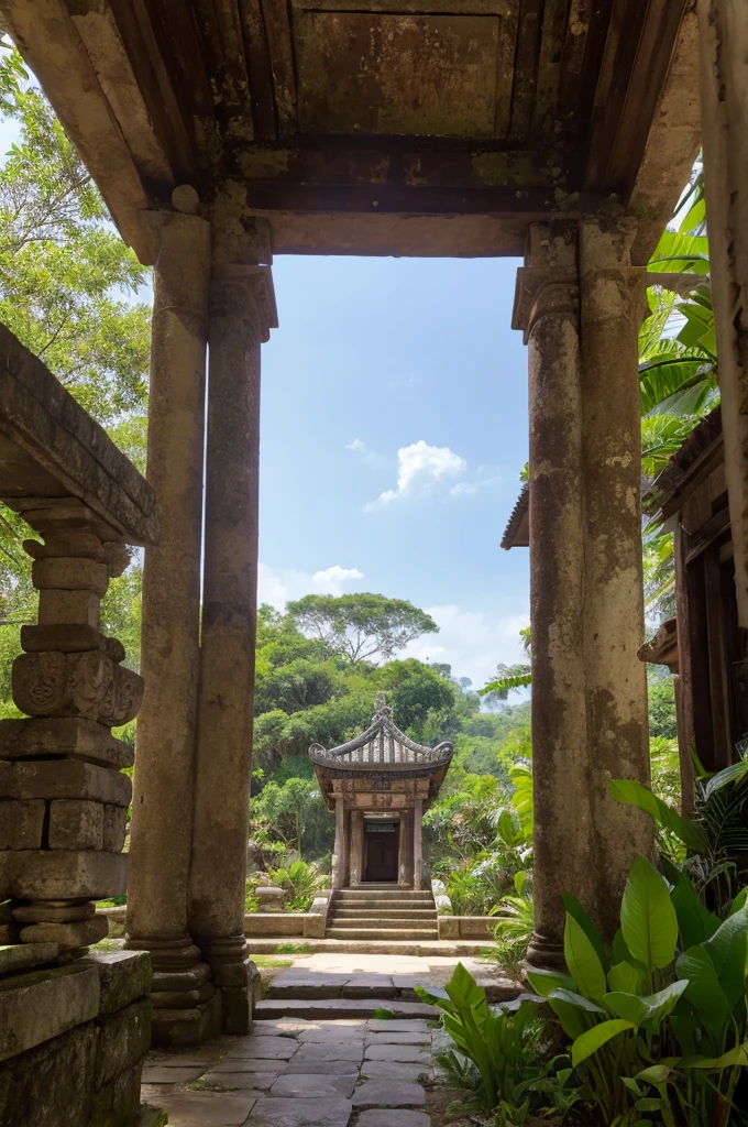 jungle,Ancient temple