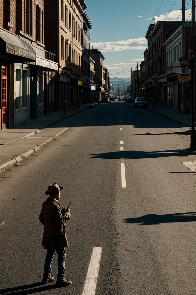 In a town, the shadows of people have a life of their own and do independent things at the same time as doing strange things, but in the end everything is a scientist&#39;s experiment. 