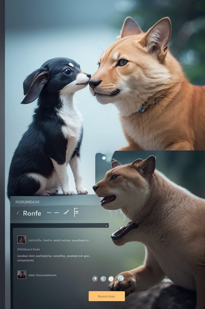 Create a profile photo that is related to science and species evolution 