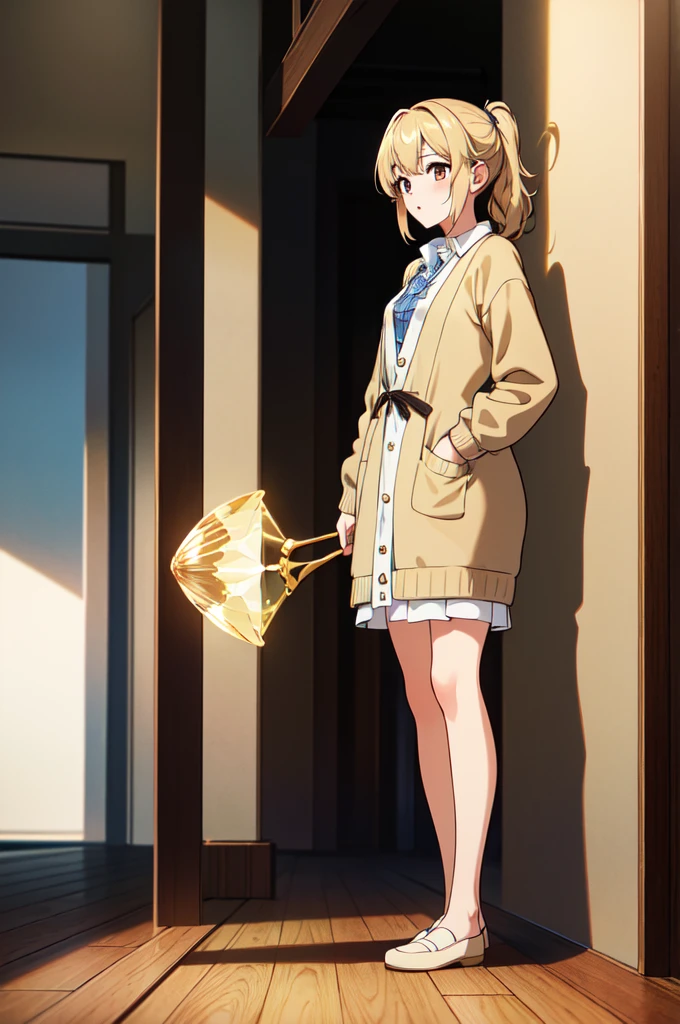 masterpiece, 32k, extremely detailed, finely detail, intricate details,
BREAK
(absurdres:1.1, highres:1.1, ultra detailed:1.1),
insanely detailed, absurdres,
(high resolution:1.1, ray tracing:1.1, refraction:1.1)
(1 female, 独奏:1.3),
BREAK
perfect symmetrical face, pony tail, ((Beige cardigan)), (((Casual wear))),
BREAK
(((full body))), standing,
BREAK