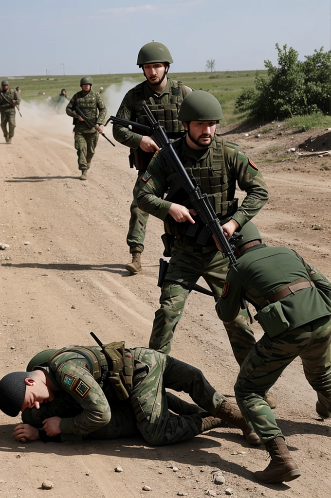 Skirmish between Chechen and Dagestan soldiers in Gorazh