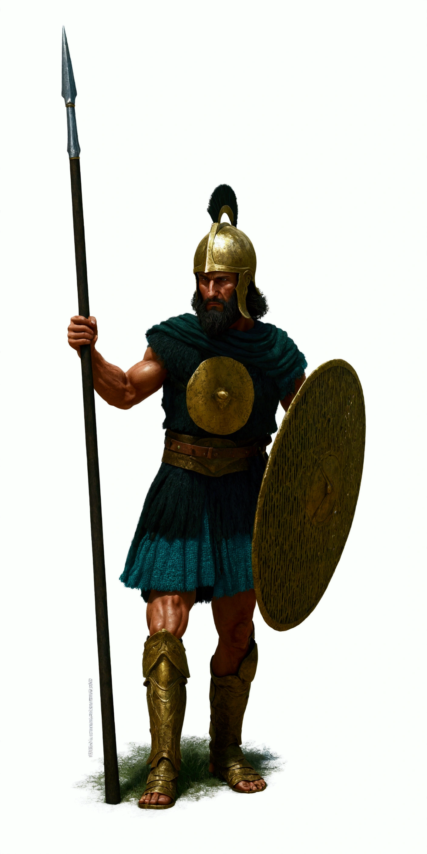 Trojan spearman: ultra realistic and detailed image