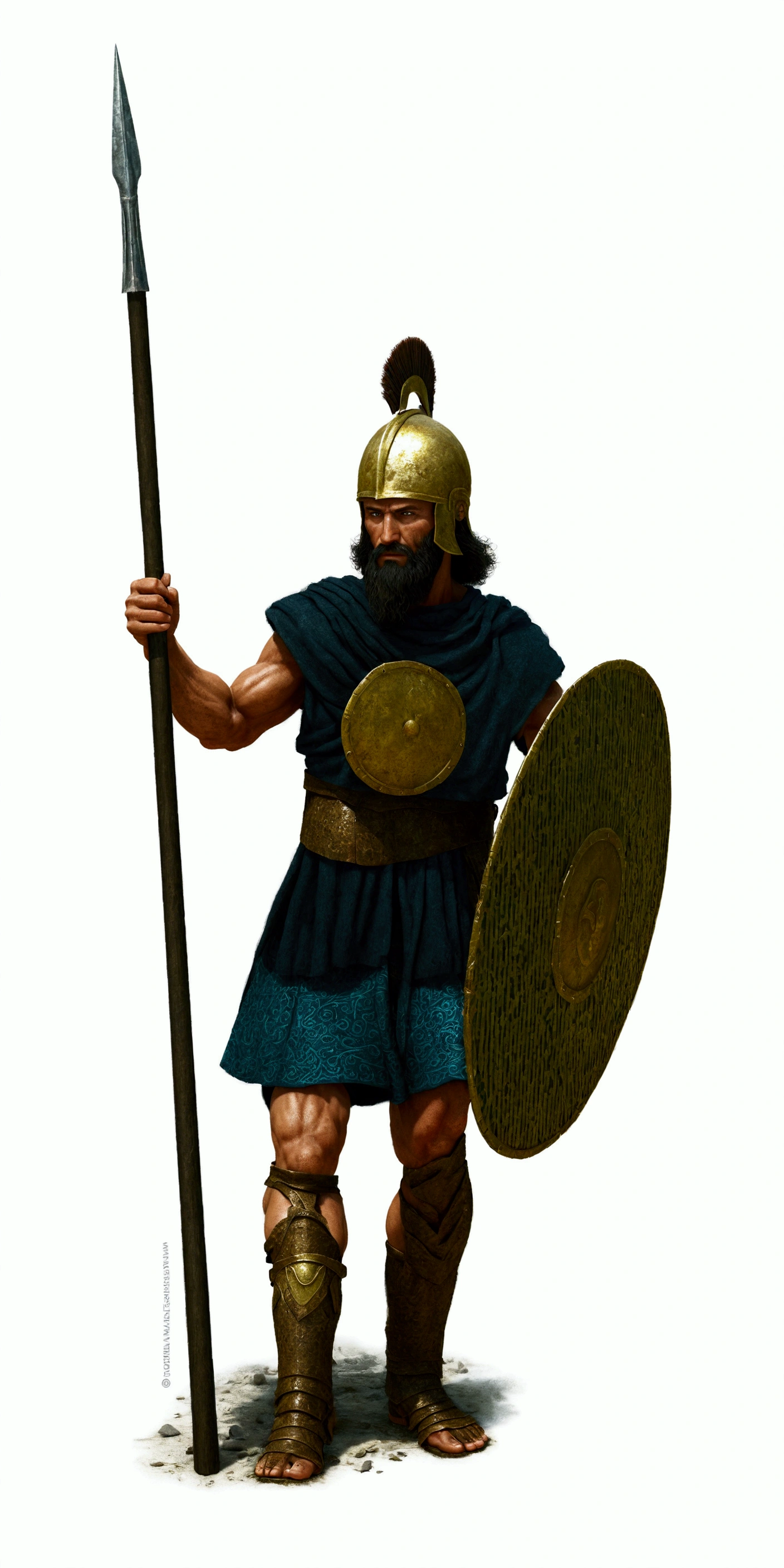 Trojan spearman: ultra realistic and detailed image