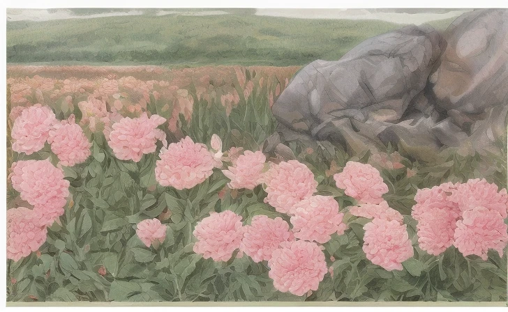 Large-flowered、Landscape only、Rose、lily、Burnt Ashes