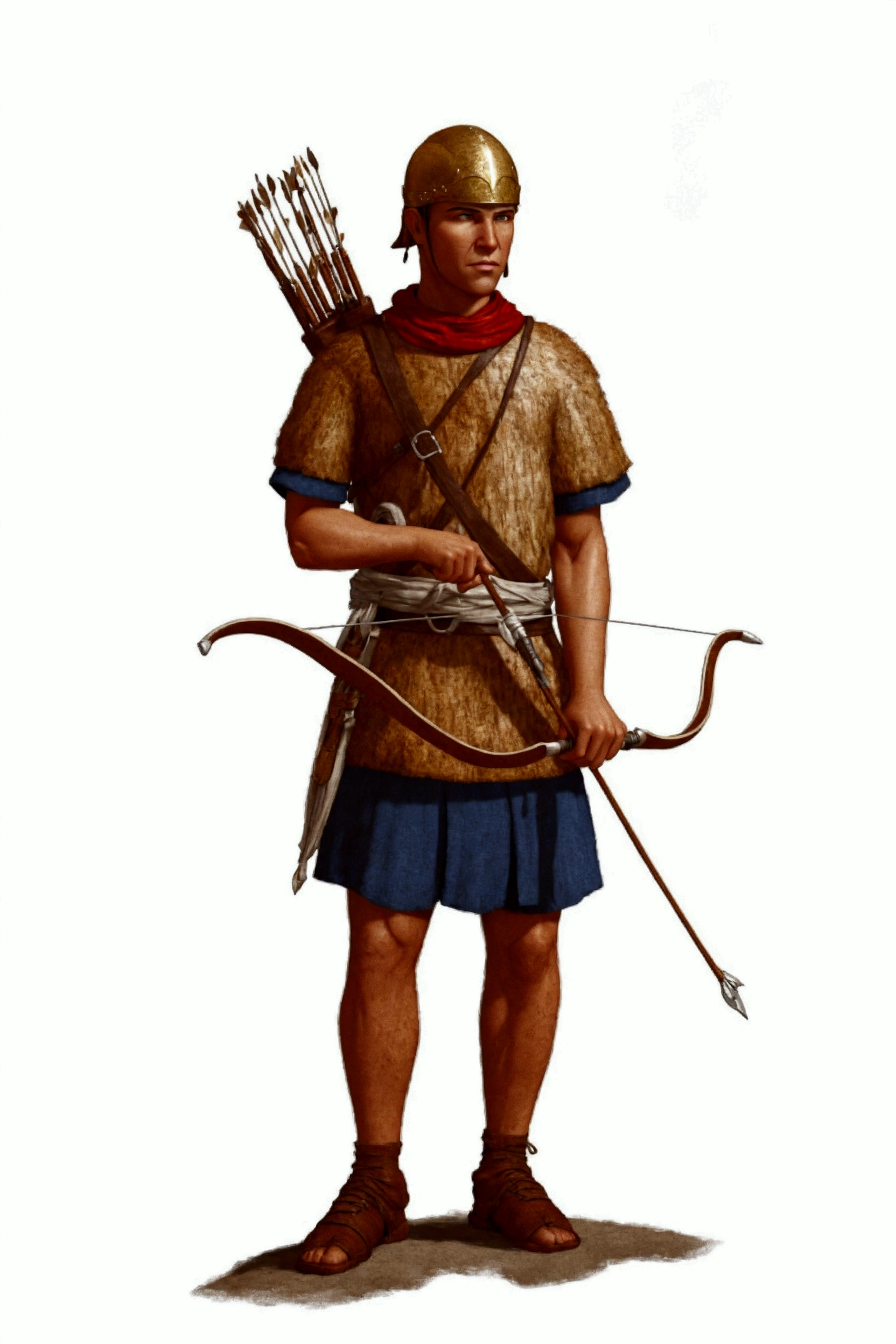Mosopotamia archer: ultra realistic and detailed image