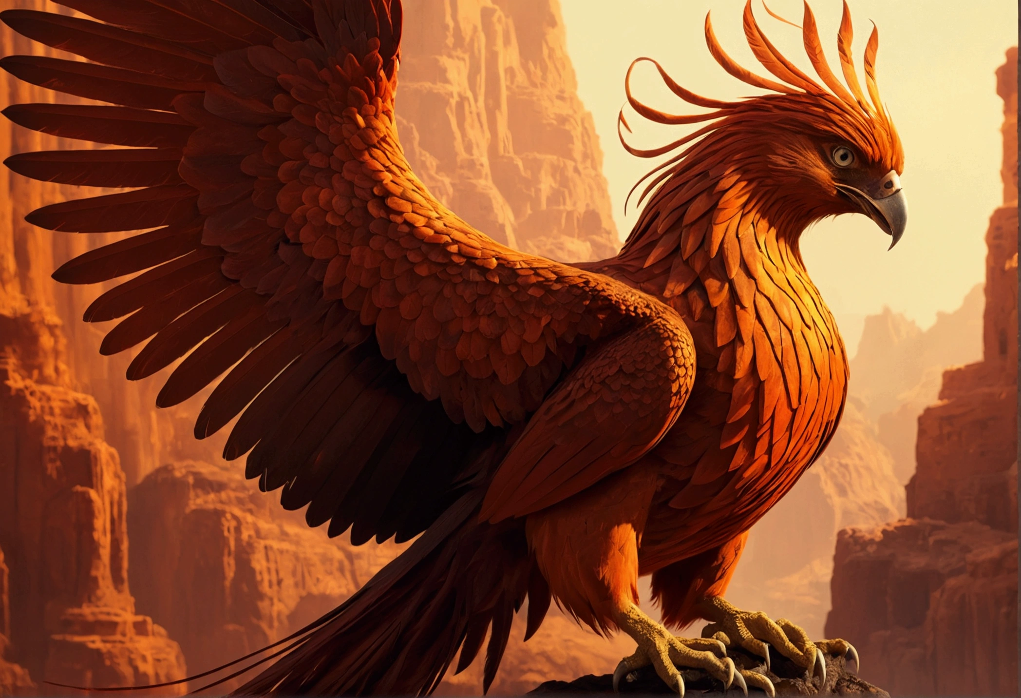 (low contrast ), colorfantasystyle  phoenix