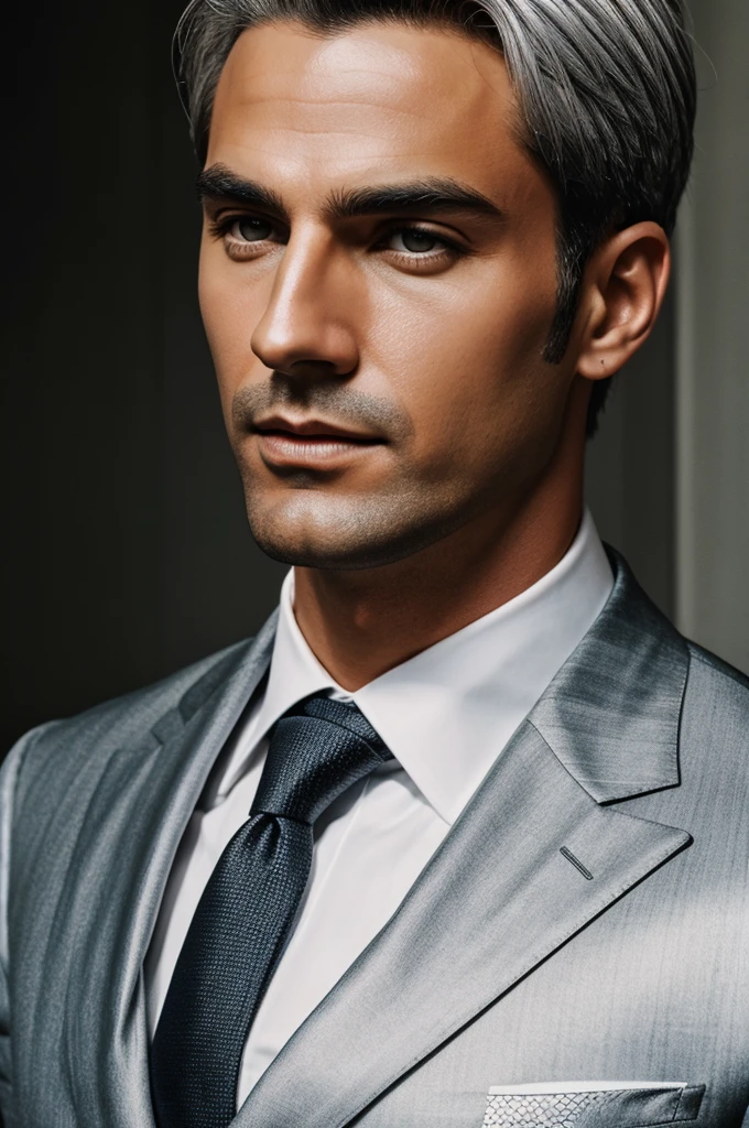 Rich realism guy with silver