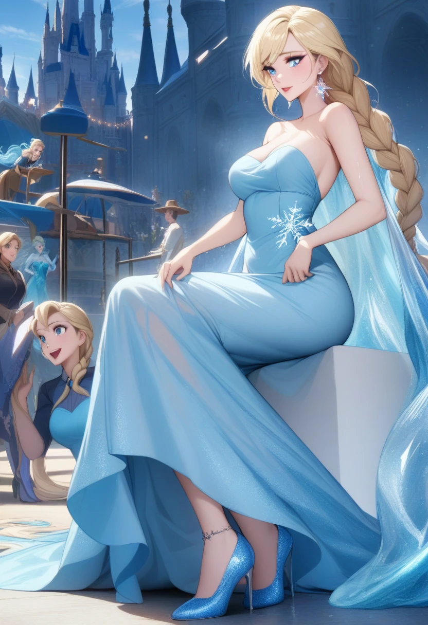 elsa disney nude, bimbo big , at beach ,artgerm and atey ghailan, beautiful digital artwork, disney, amazing wallpaper, in style of disney animation, disney art style, cute detailed digital art, alena aenami and android jones, artwork in the style of guweiz, portrait of elsa of arendelle