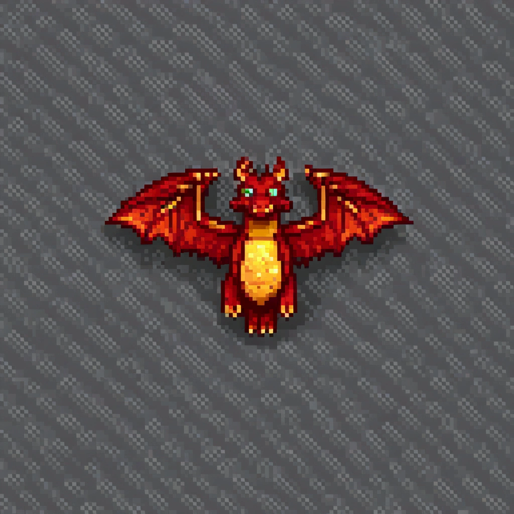 dragon，东方dragon，西方dragon，minecraft，pixel，Banner pattern，middle Ages
