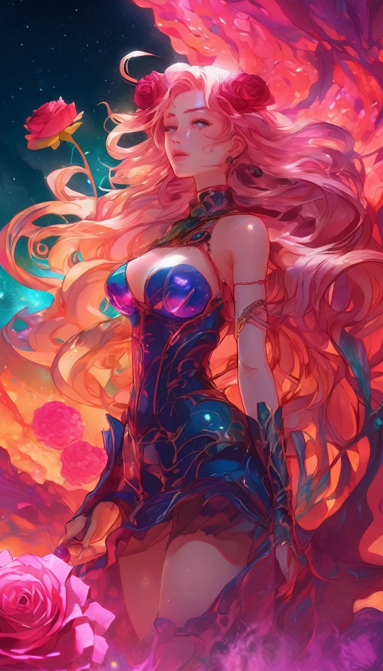 anime artwork (Hyperreal:1.4),
(full body:1.65),(full body shot:1.63),(nude:1.6),raw,emotional,dynamic,distortion for emotional effect,vibrant,use of unusual colors,cute cinematography,
cosmic creature looking down at a lone explorer,eldritch horror with smoke tendrils emerging from a void portal in a cosmic dreamscape,(nsfw:1.95),age down,young,sexy,gigantic breasts,
detailed eyes,detailed face,detailed skin,
rose covered in chalk dust,
dominatrix, . anime style, key visual, vibrant, studio anime, highly detailed