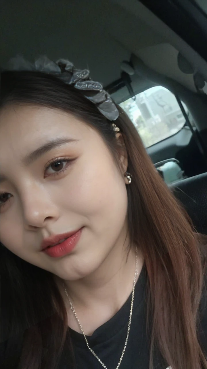 21yo girl, pink hair, (twintail Hair). Bitting her lower lip while closing her eye,Wearing white oversize t-shirt,, show shoulders, cleavage, show big thigh, natural big brseast,hands holding breasts,plumpy body, doggy pose