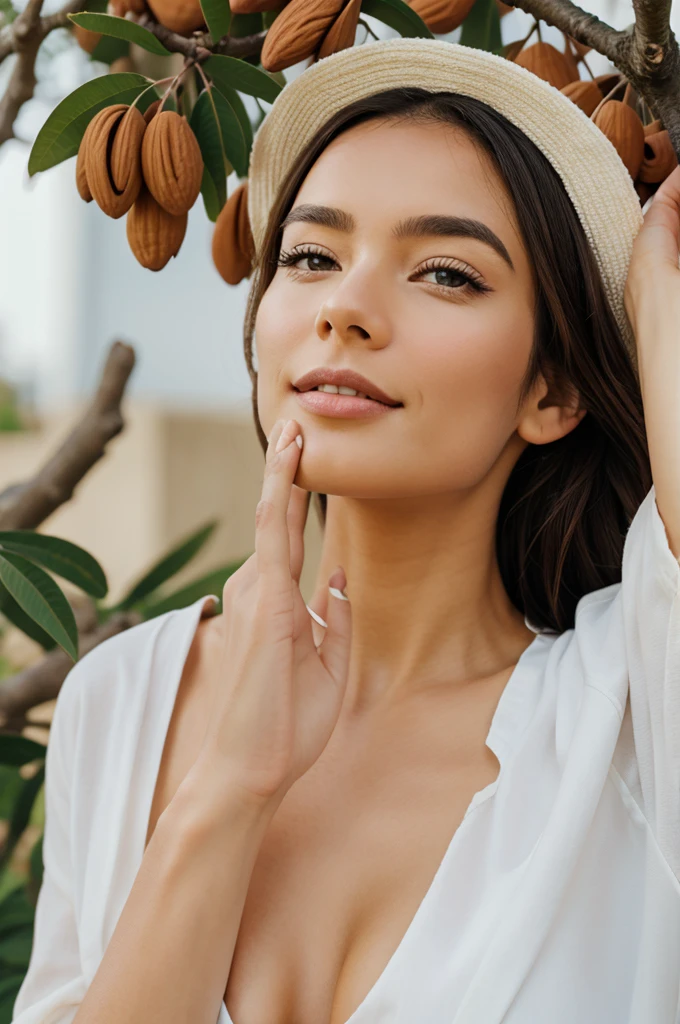Almond in hand