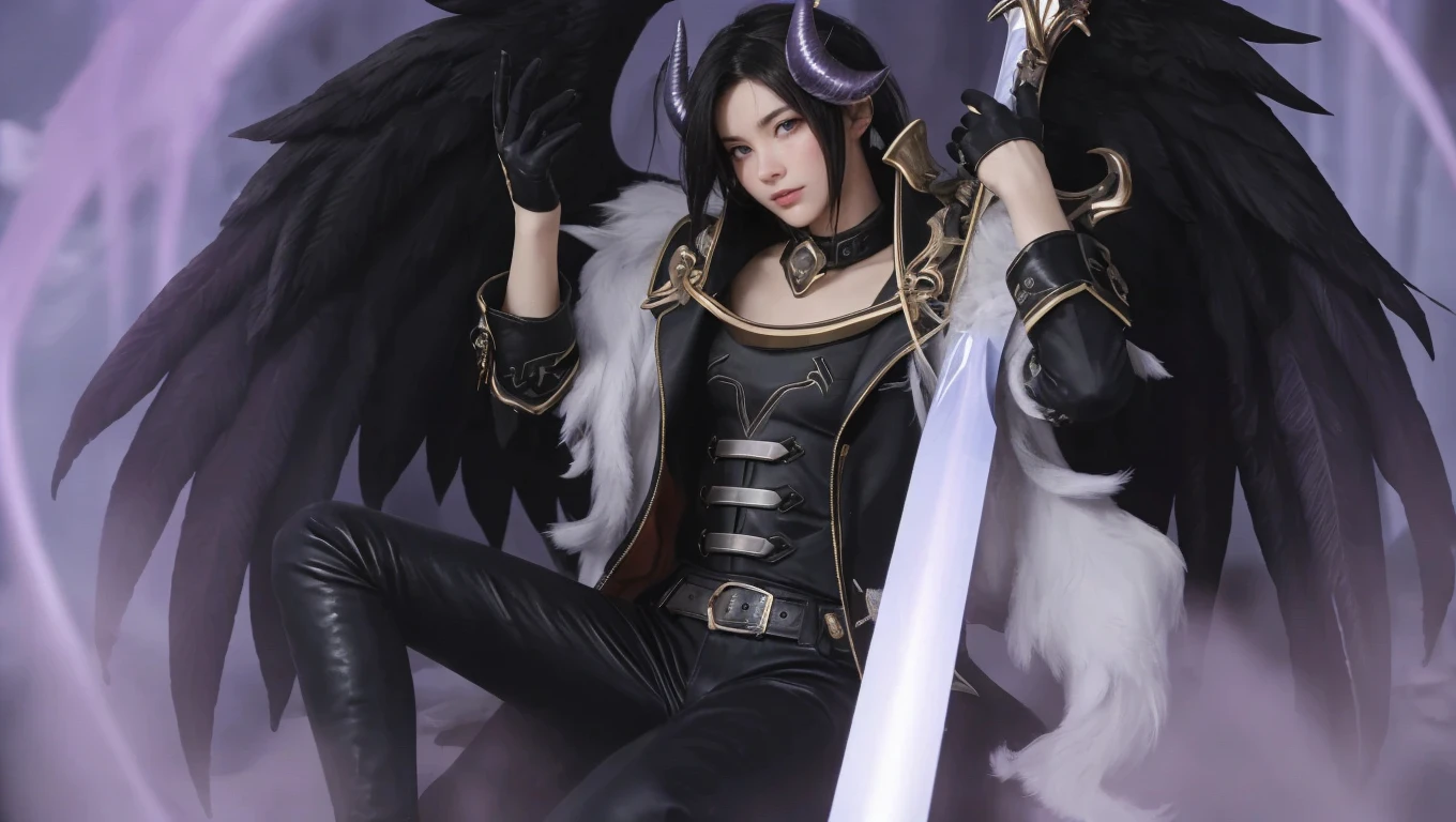 a beautiful flower angel, futuristic gothic style, extremely detailed face and body, anime-inspired, photorealistic, cinematic lighting, intricate floral patterns, ethereal wings, dramatic pose, moody color palette, volumetric light effects, hyper-realistic textures, ornate gothic architecture, stunning digital art