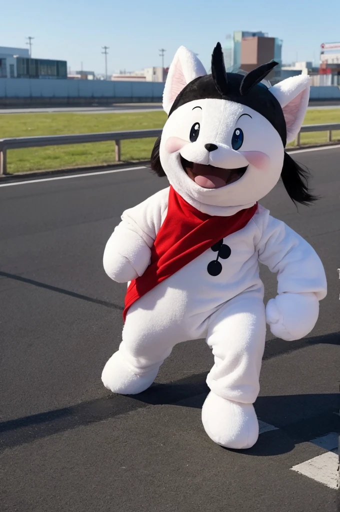 Lonely、Kindness、A deformed cartoon character with a strong fighting spirit