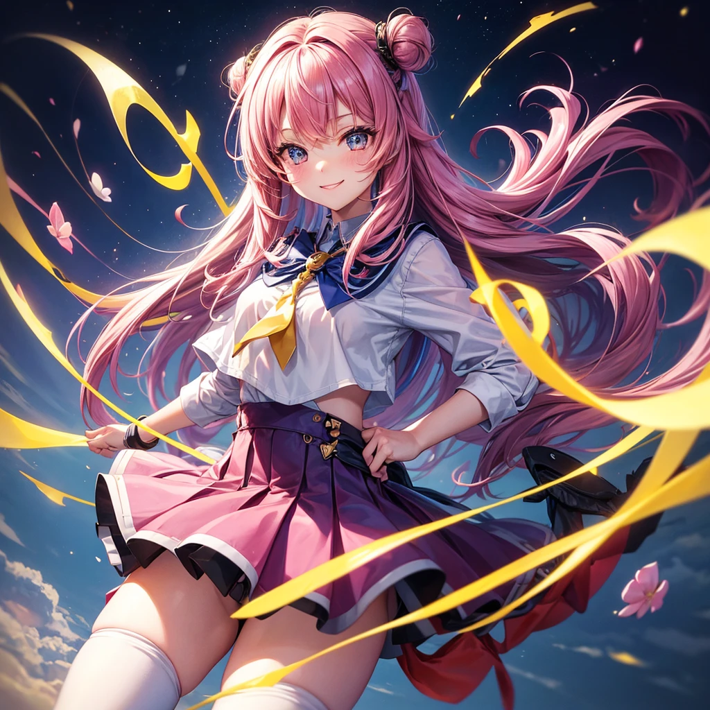 Best Quality,Young Girl, girl,,Clothing of the future,Young,Light novel,Elementary school girl,Beautiful girls,infinite possibilities,8K,Perfectly portrayed,Space Girl,Multicolored Hair,smile,High quality,new,Absurd,colorful,masterpiece,Long Hair,Sparkling,Horny girl,Naughty Girls,Angel,Perfect Face,strongest,mini skirt,tights,stylish,