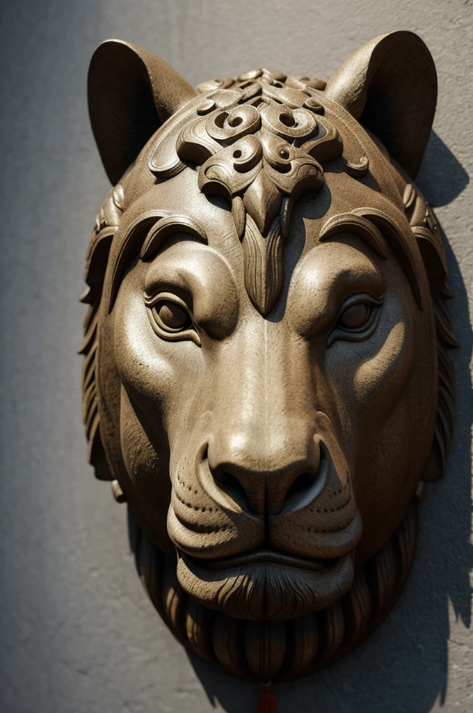 In ancient China, there were several strange animal heads hanging on the wall, (Face Detail Optimization: 1.5) (Masterpiece), (Advanced: 1.5), Top CG, Highest Quality, Right Proportions, Perfect Composition, High Quality Detail, Perfect Detail, (Super Detailed CG: 1.2), (8K: 1.2), Realistic, Octane Rendering,