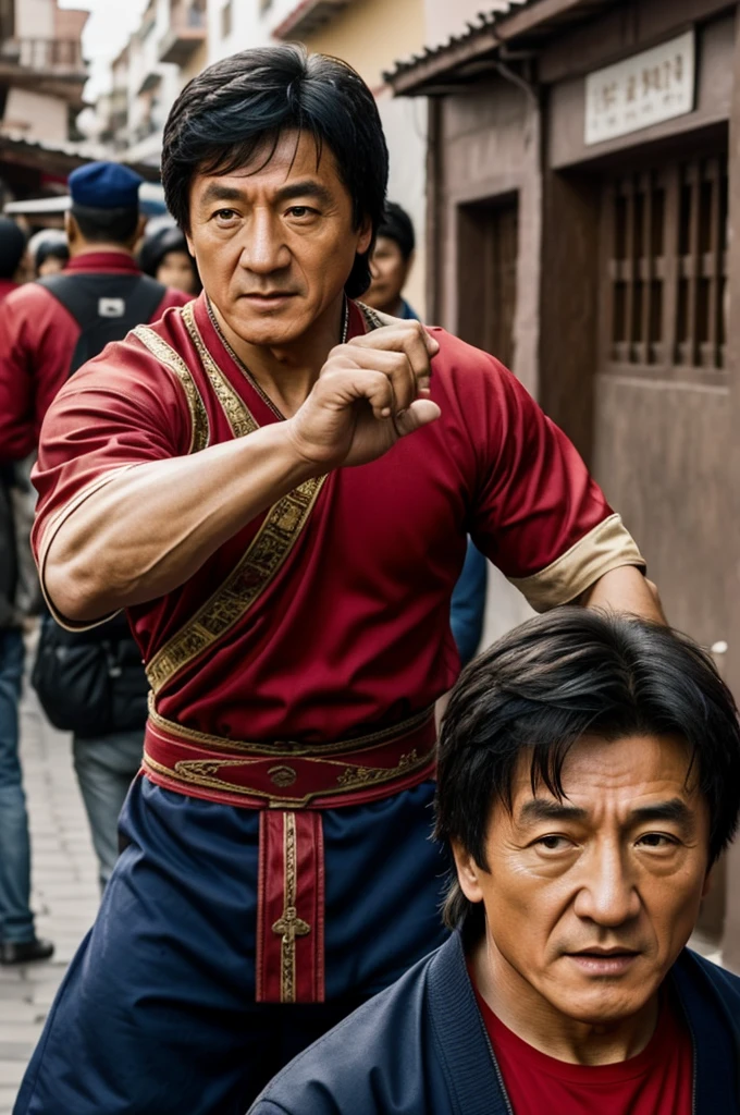 Jackie chan in Peru San Juan de Lurigancho real image