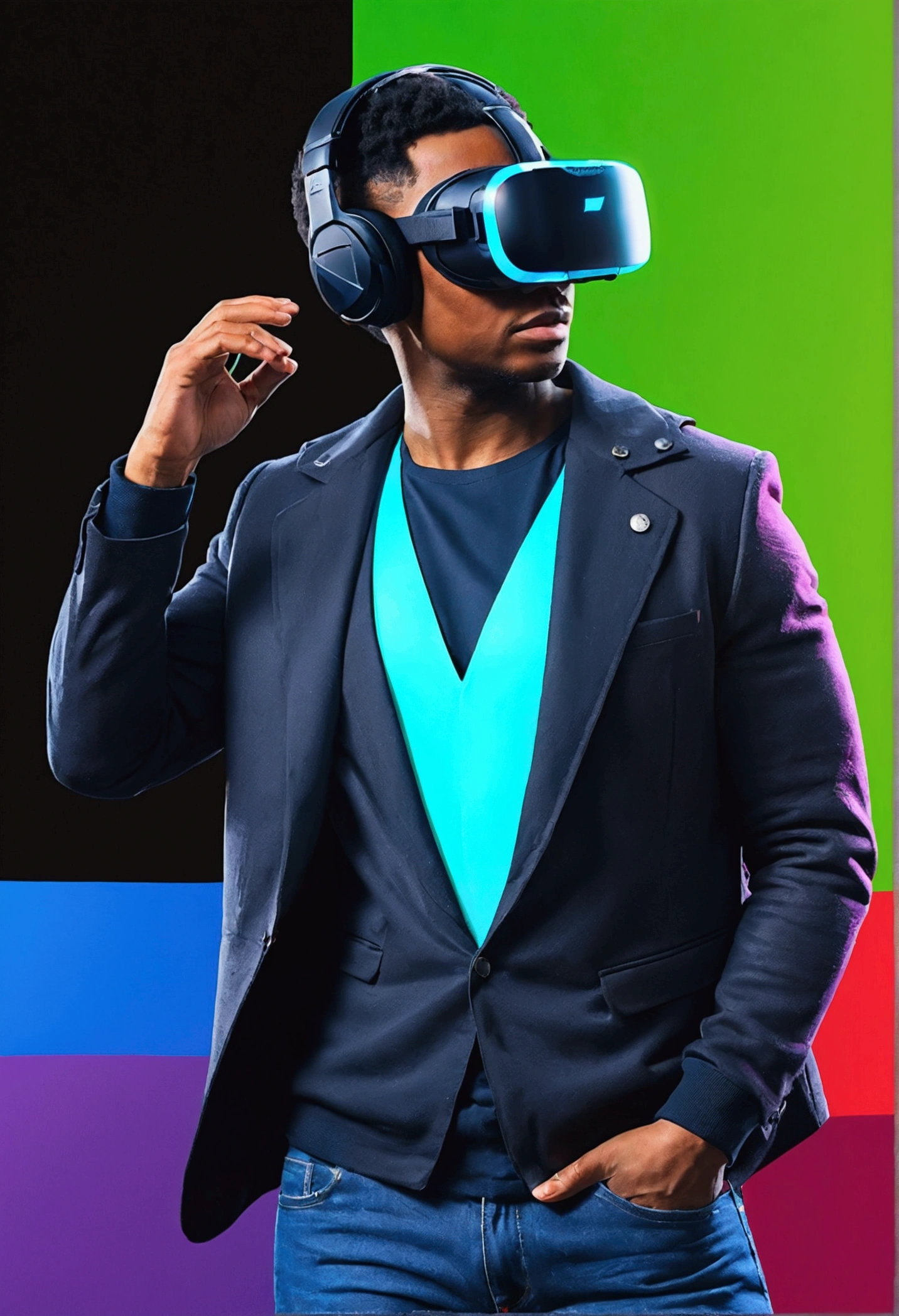 Image de couverture"Jeffery Gaming" en lettres stylisées et accrocheuses. Utilisez une police moderne et futuriste, avec des effets de néon ou de lumière pour donner une impression de dynamisme, Intégrez des images de jeux populaires et variés (sans utiliser des images sous copyright direct) pour représenter la diversité des contenus sur la chaîne. Cela pourrait inclure des personnages de jeux, des paysages de jeu ou des scènes d'action, Utilisez une palette de couleurs vibrantes comme le bleu électrique, le rouge vif, le vert lime et le violet. Les couleurs doivent être audacieuses et attirer l'œil, Ajoutez un fond abstrait avec des effets de mouvement, comme des lignes diagonales, des éclats de lumière ou des motifs géométriques. Le fond doit compléter les couleurs principales sans être trop distrayant,Intégrez des éléments visuels associés aux jeux vidéo, comme des contrôleurs de jeu, des casques de réalité virtuelle, ou des icônes de jeu (santé, points, etc.), Incluez un court slogan sous le nom de la chaîne, tel que "Gaming, Fun, and Epic Wins!" en lettres plus petites mais toujours visibles.