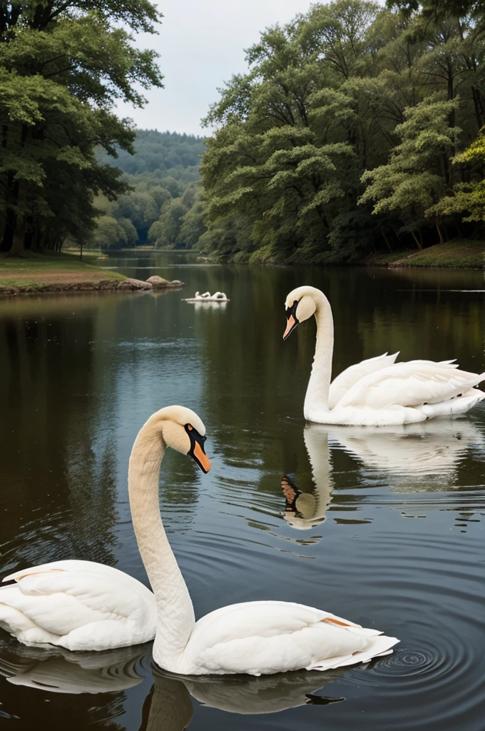 Swans meeting it's ends