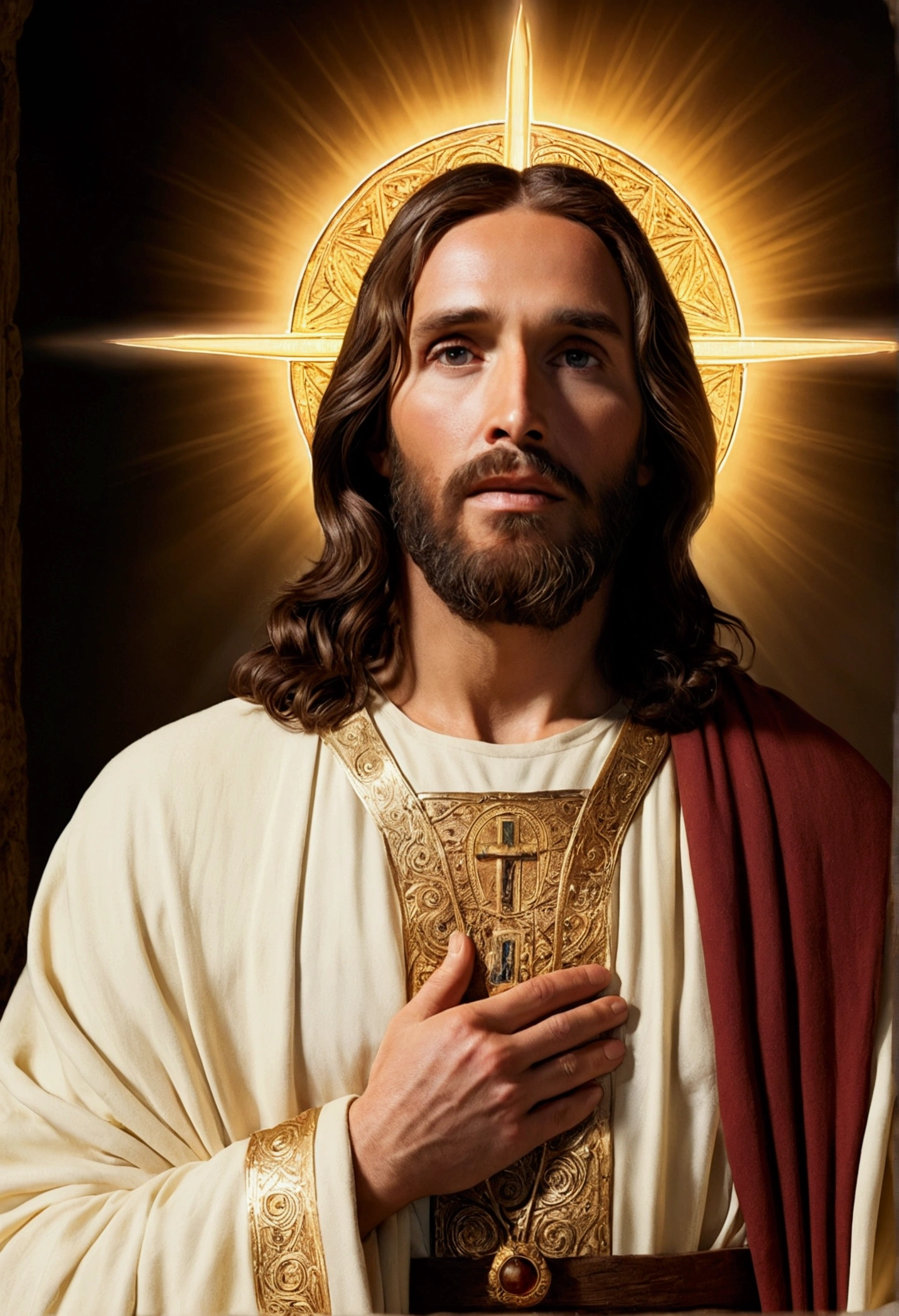 portrait of jesus christ