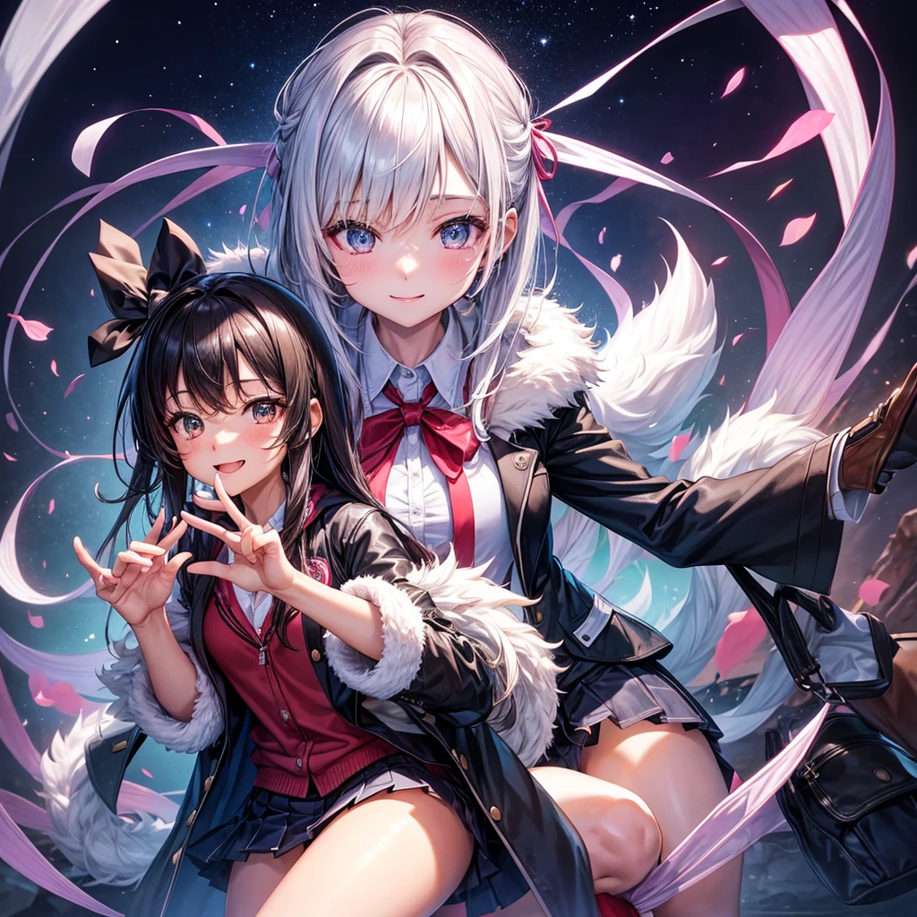 best quality,,smile,blazer,swimsuit,nepal,School,classroom,Collective of girls,JK,A girl taking off her uniform,Sexy and cute,Uniform of the Future,Ribbon on uniform,evolution系ファッション,middle School girlultiple girls are depicted,harem,idol group,infinite possibilities,leather jacket,hoodie,fur jacket,Clothing of the future,evolution,starry sky background,photo shoot,long hair,wearing a cardigan,beautiful girlの国,girl's paradise,highest quality,big breasts,leather jacket,happy girl,????? girl,blue eyes,perfect face,standing position,She has her bangs down,fur jacket,Beautiful eyes,smooth hair,perfect eyes,beautiful girl,Angel Girl,multicolored hair colors,naughty girl,beautiful,High-dimensional beautiful girl,Multidimensional beautiful girl,gathering,Group、,