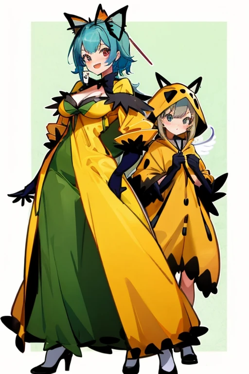 Cute ladies in mosquito costumes