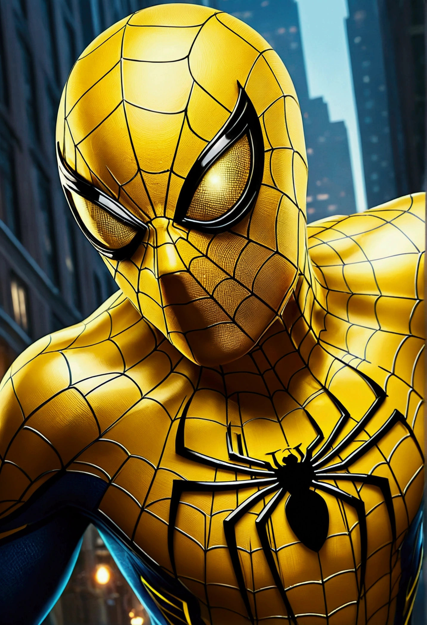 Yellow spider man