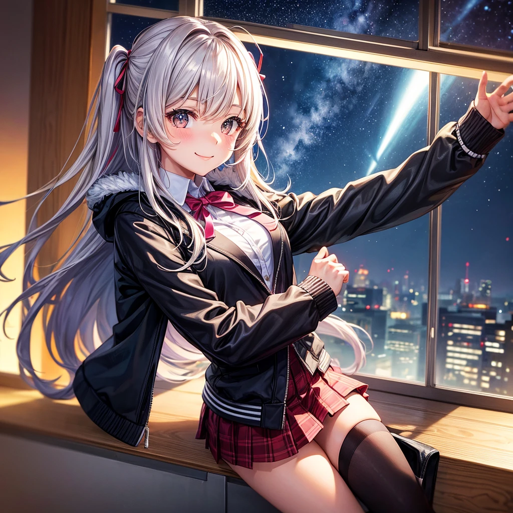 best quality,,smile,blazer,swimsuit,School,classroom,Collective of girls,JK,A girl taking off her uniform,Sexy and cute,Uniform of the Future,Ribbon on uniform,evolution系ファッション,middle School girlultiple girls are depicted,harem,idol group,infinite possibilities,leather jacket,hoodie,fur jacket,Clothing of the future,evolution,Track jacket,starry sky background,photo shoot,long hair,wearing a cardigan,beautiful girlの国,girl's paradise,highest quality,big breasts,leather jacket,happy girl,horny girl,blue eyes,perfect face,standing position,She has her bangs down,fur jacket,Beautiful eyes,smooth hair,perfect eyes,beautiful girl,Angel Girl,multicolored hair colors,naughty girl,beautiful,High-dimensional beautiful girl,Multidimensional beautiful girl,gathering,Group、,