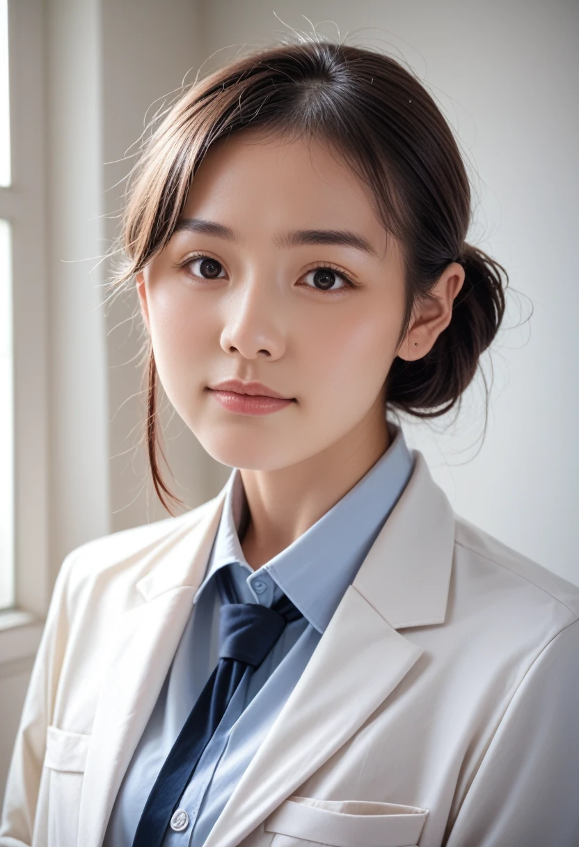 8k, raw photo, best quality, masterpiece, realistic, photo realistic, clear, professional lighting, beautiful face, best quality,ultra high res, realistic japanese beautiful, Super detailed, 1girl, breast focus