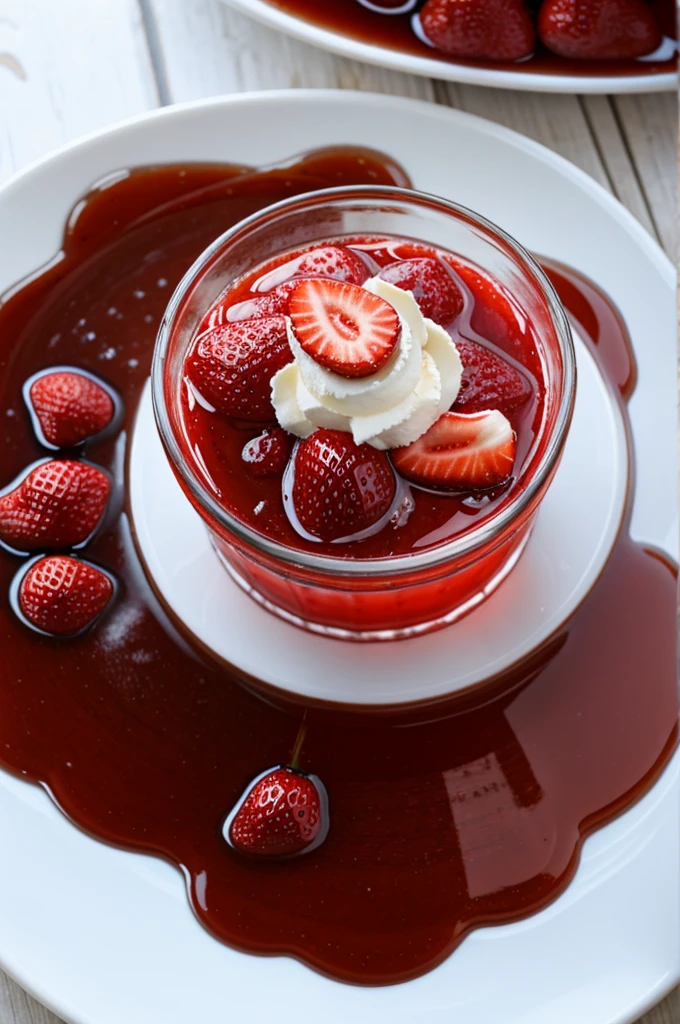 Strawberry in syrup