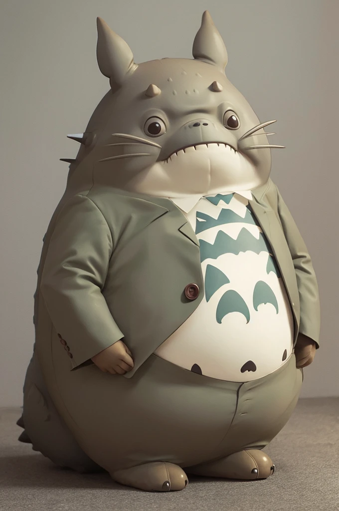 Totoro with suit