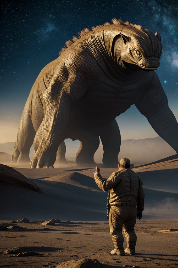 Creature of unimaginable size reaches earth