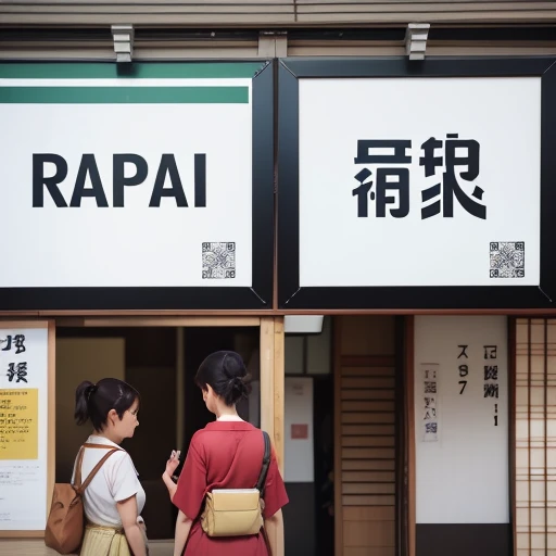 A sign that has a line dividing the sign in half on the left side of the sign written in Portuguese:Women in Japan are turning away from feminism:and on the right side written in Portuguese:July 2024 Season Guide