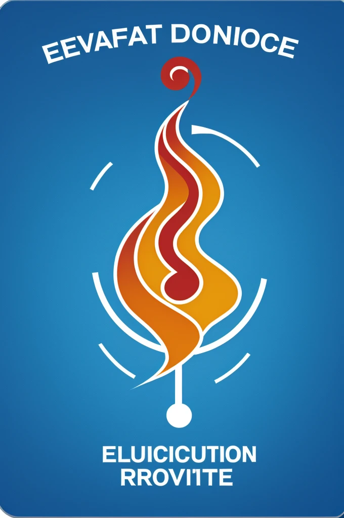 Logo that says evacuation route and image of the theme 
