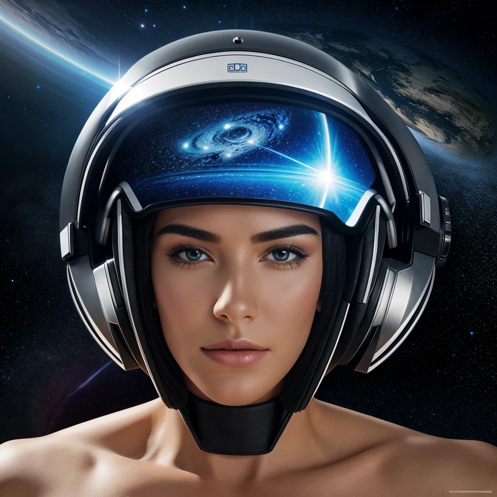 Draw a realistic intergalactic callonizer